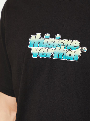 thisisneverthat - Gradient OL-Logo T-Shirt in Black