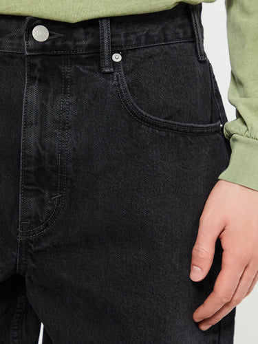 thisisneverthat - Washed Denim Shorts in Black