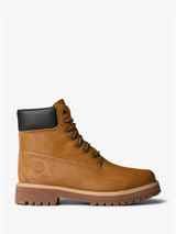 Timberland - Timberland Heritage 6 Inch Lace Up Boot Medium Brown Hair On in Peacoat/True White