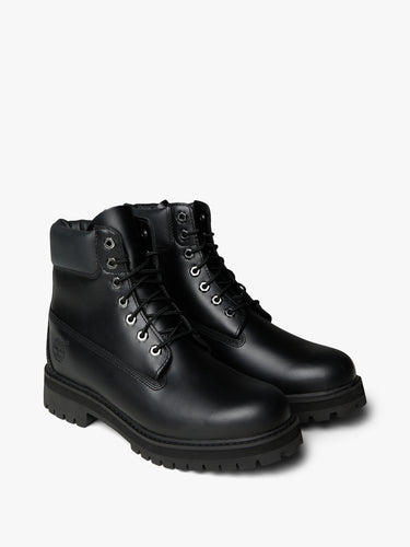 Timberland - Timberland Heritage 6 Inch Lace Up Waterproof Boot in Black Full Grain