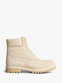 Timberland - Heritage 6-Inch Lace Up Waterproof Boot in Light Beige Suede