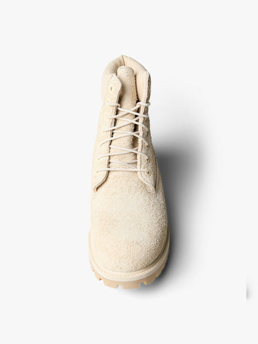 Timberland - Timberland Heritage 6 Inch Lace Up Waterproof Boot in Light Beige Suede