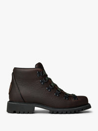 Timberland - Authentic Hike Mid Lace Up Boot in Dk Brown Full Grain W/Grn