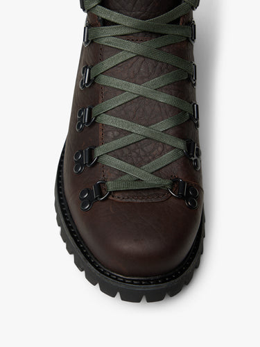 Timberland - Authentic Hike Mid Lace Up Boot in Brown Full Grain