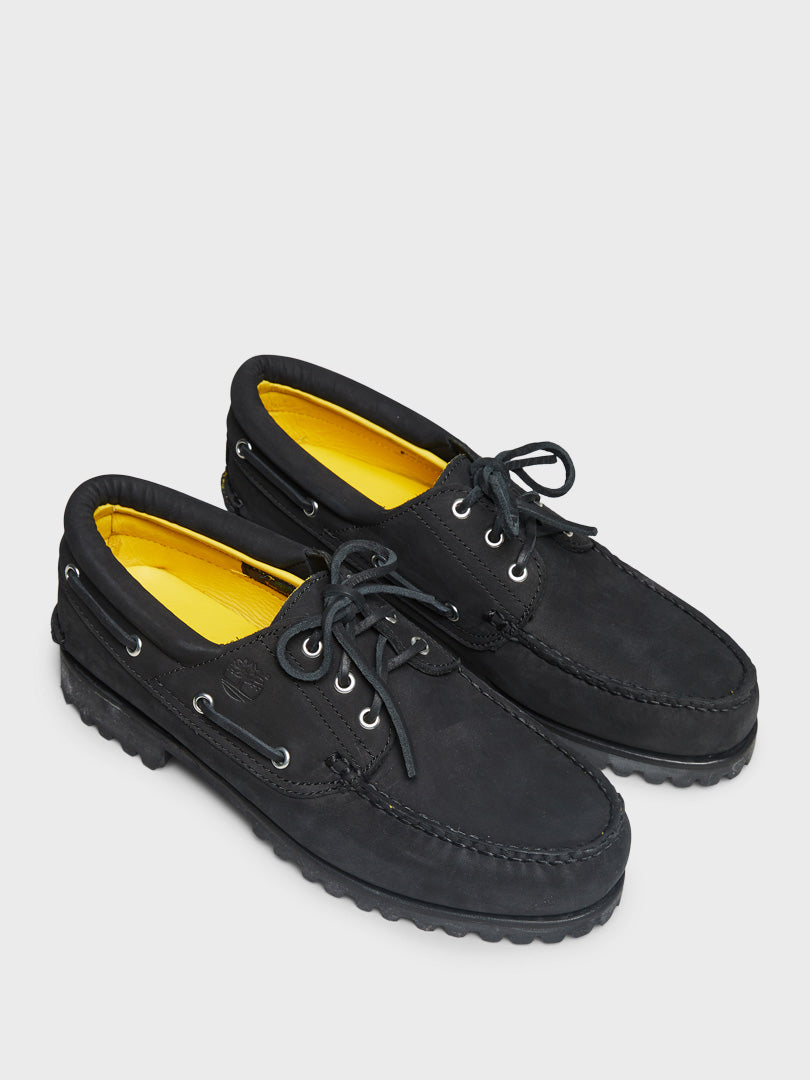 Authentic Boat Shoes in Black