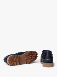 Timberland - Jacquemus x Timberland Authentic Boat Shoe in Navy Croc