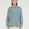 thisisneverthat - Damaged Denim Shirt in Washed Blue