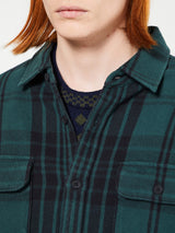 thisisneverthat - Big Flannel Work Shirt in Green