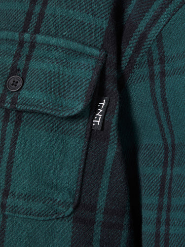 thisisneverthat - Big Flannel Work Shirt in Green