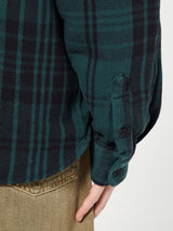 thisisneverthat - Big Flannel Work Shirt in Green