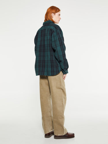 thisisneverthat - Big Flannel Work Shirt in Green