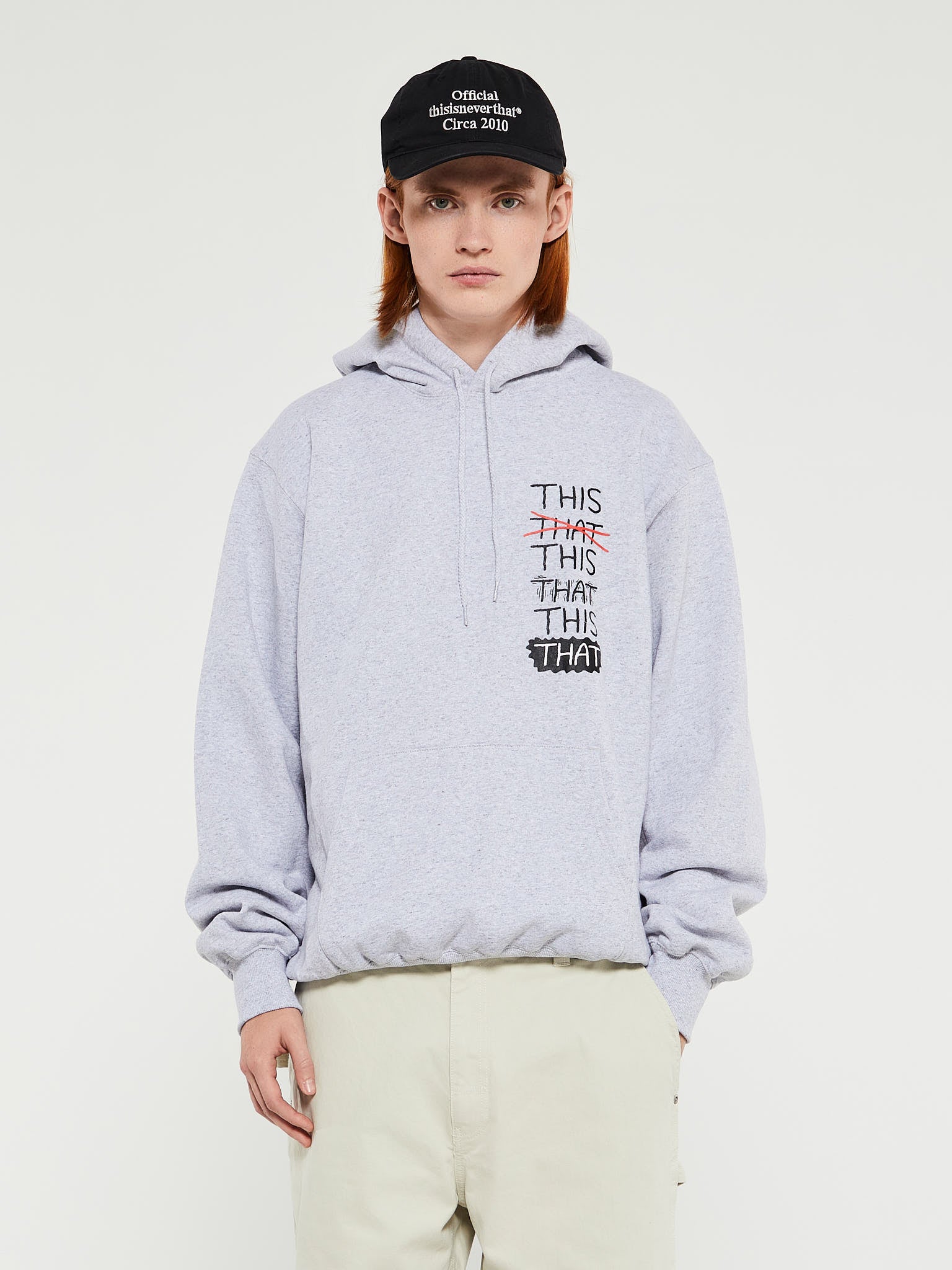 thisisneverthat - Skate Hoodie in Heather Grey