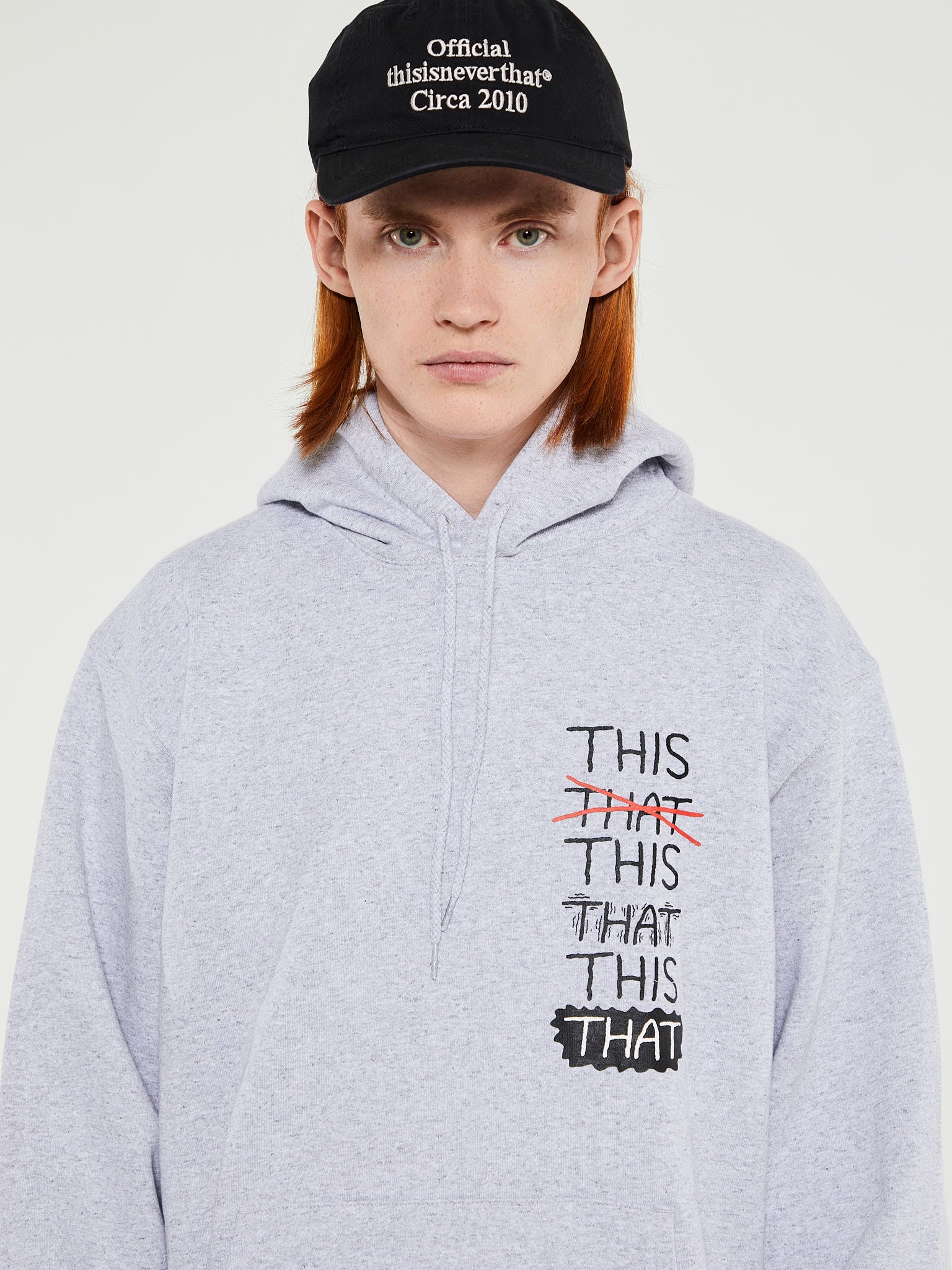 thisisneverthat - Skate Hoodie in Heather Grey