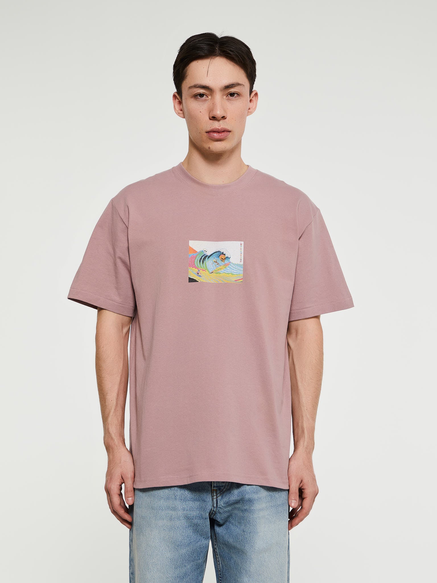 Amped T-Shirt in Dusty Pink