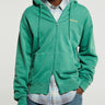 thisisneverthat - INTL. Logo Zip Up Hoodie in Deep Green