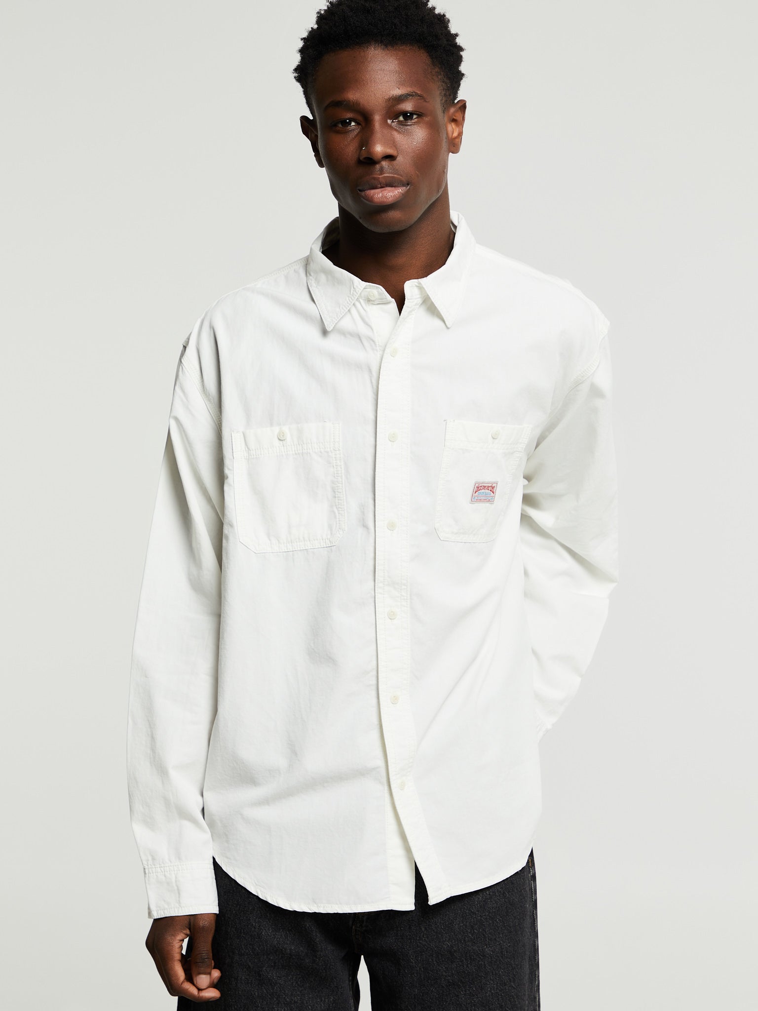 thisisneverthat - Chambray Shirt in White