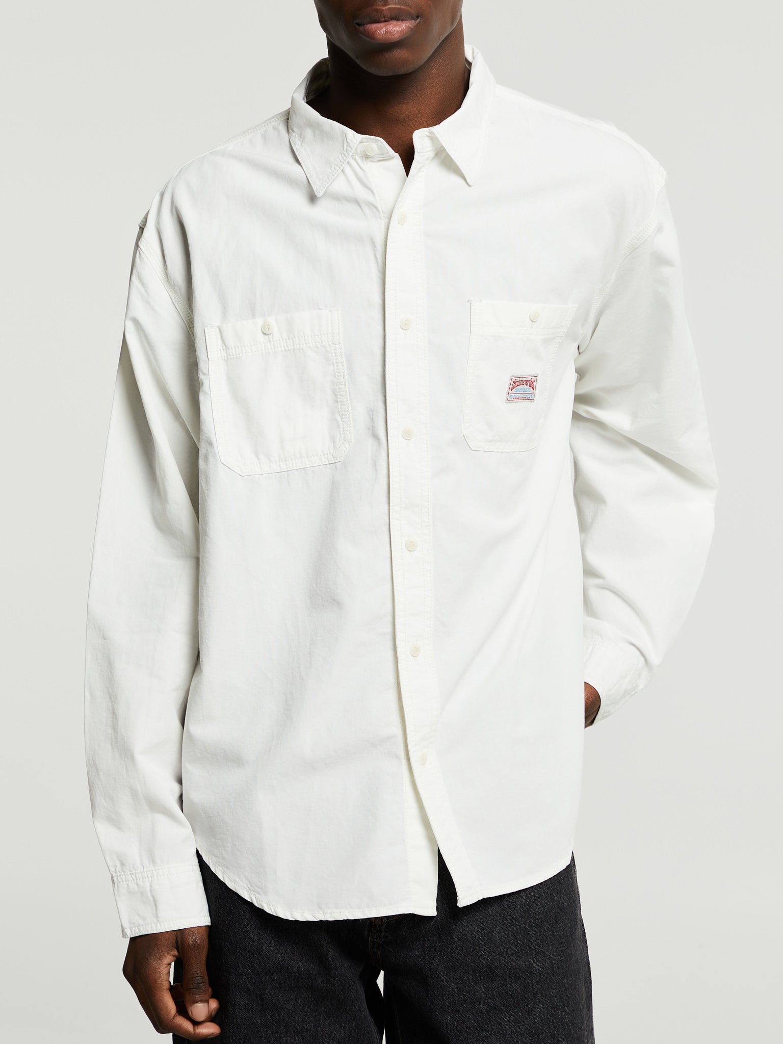 thisisneverthat - Chambray Shirt in White