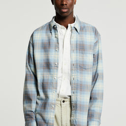 thisisneverthat - Flannel Check Shirt in Brown