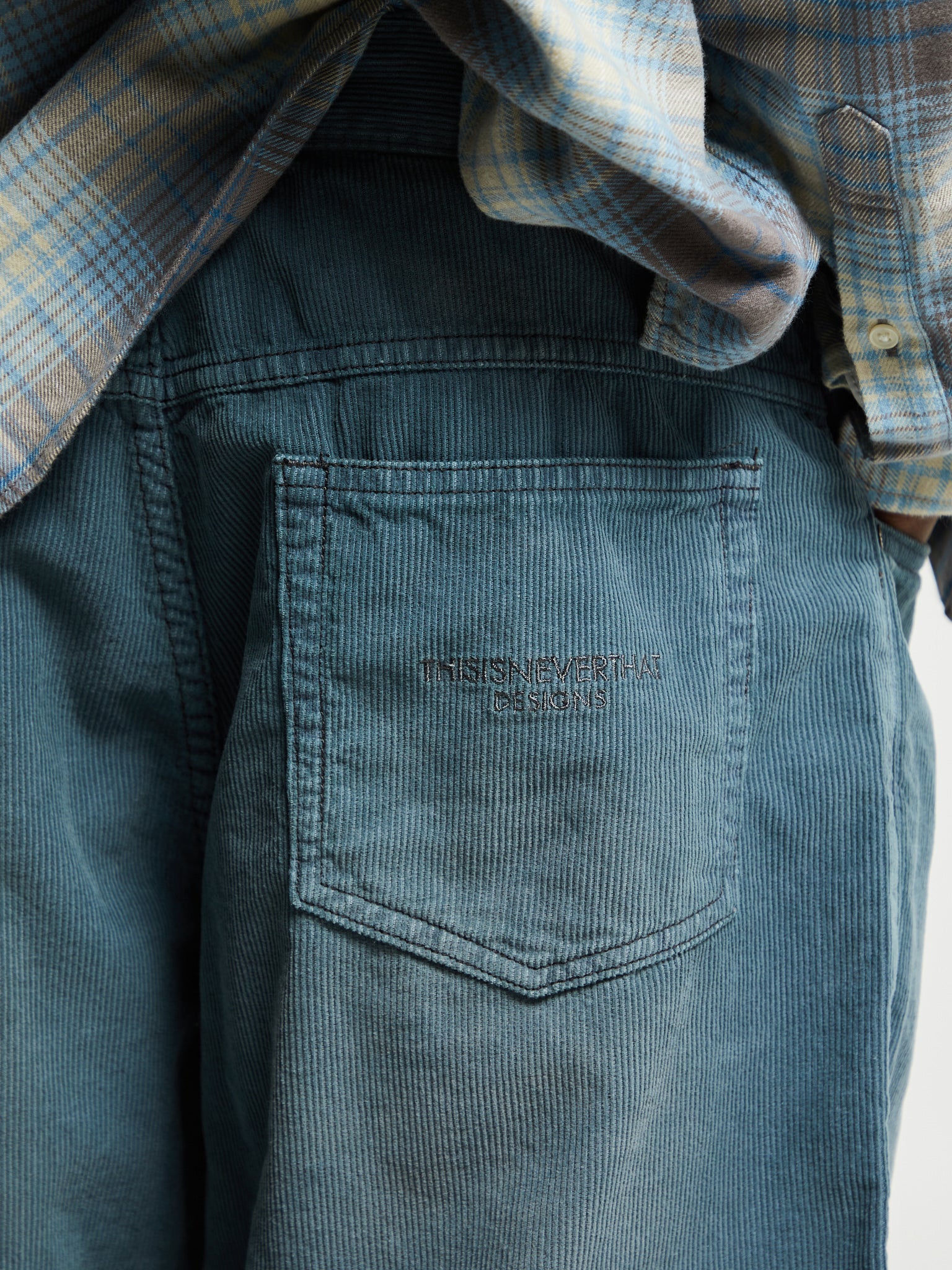 thisisneverthat - Overdyed Corduroy Shorts in Slate