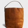 TOTEME - Belted Tote Bag in Tan Brown