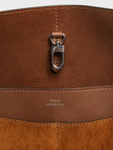 TOTEME - Belted Tote Bag in Tan Brown