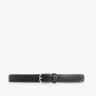 TOTEME - Slim Grained-Leather Belt in Black