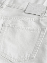 TOTEME - Wide Leg Denim in White