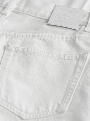 TOTEME - Wide Leg Denim in White