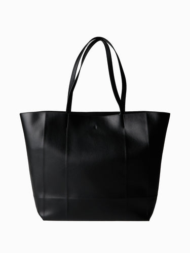 TOTEME - Roam Leather Tote Bag in Black