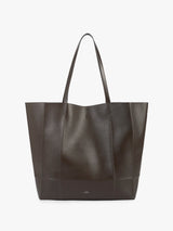 TOTEME - Roam Leather Tote Bag in Brown