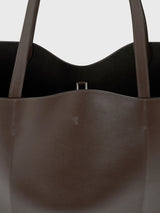 TOTEME - Roam Leather Tote Bag in Brown