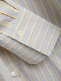TOTEME - Oversized Striped Shirt in Yellow and Sky