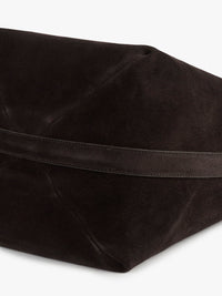 TOTEME - Medium Belted Suede Tote in Espresso