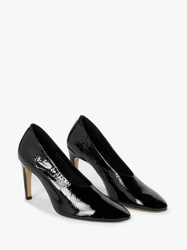 TOTEME - Slip Naplack Pumps in Black