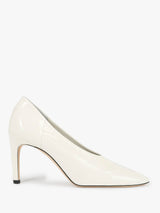 TOTEME - Slip Naplack Pumps in Off-White