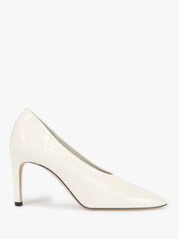 TOTEME - Slip Naplack Pumps in Off-White