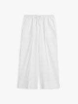 TOTEME - Wide Summer Trousers in White