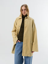 Toteme - Cord Overshirt Jacket in Beige