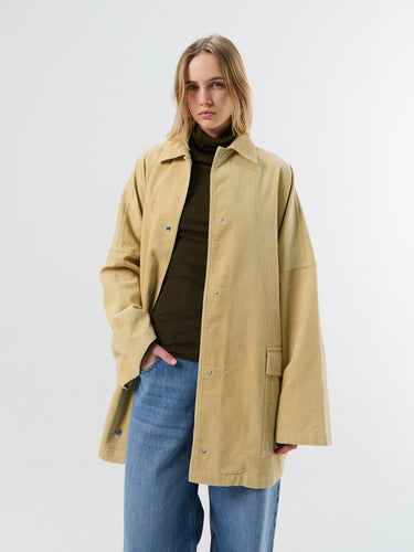 Toteme - Cord Overshirt Jacket in Beige
