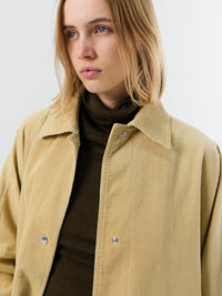 TOTEME - Cord Overshirt Jacket in Beige
