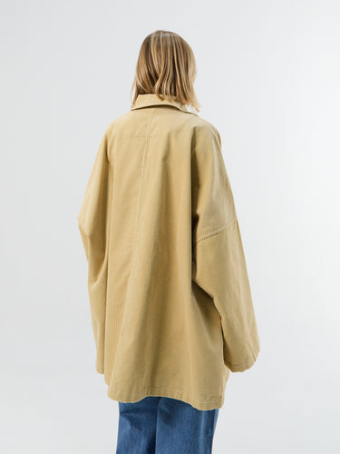 Toteme - Cord Overshirt Jacket in Beige