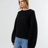 Toteme - Mohair Blend Rib Knit in Black