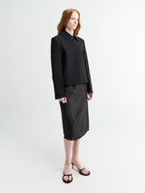 Toteme - Boxy Twill Jacket in Black
