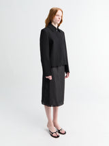 Toteme - Boxy Twill Jacket in Black