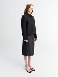 TOTEME - Boxy Twill Jacket in Black