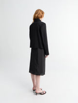 Toteme - Boxy Twill Jacket in Black
