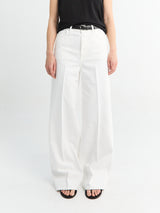 TOTEME - Wide Leg Denim in White