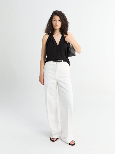 TOTEME - Wide Leg Denim in White