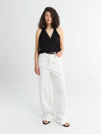 TOTEME - Wide Leg Denim in White