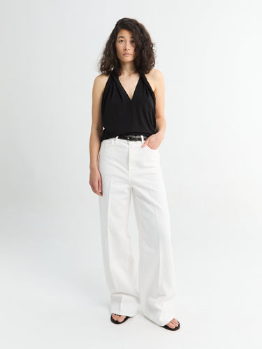 TOTEME - Wide Leg Denim in White
